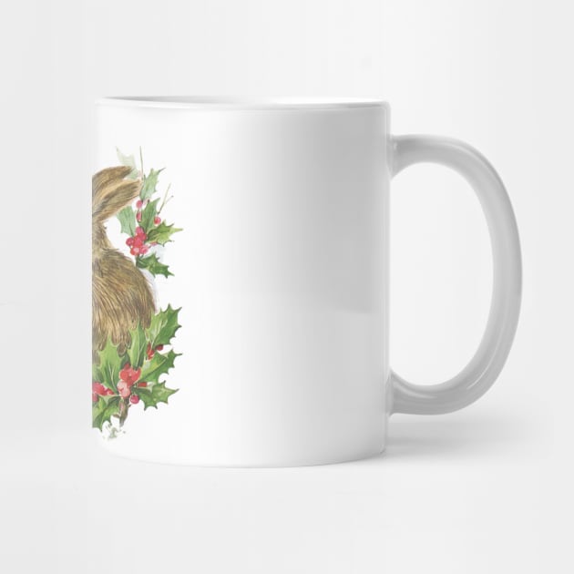 Vintage Christmas Bunnies by HolidayBug